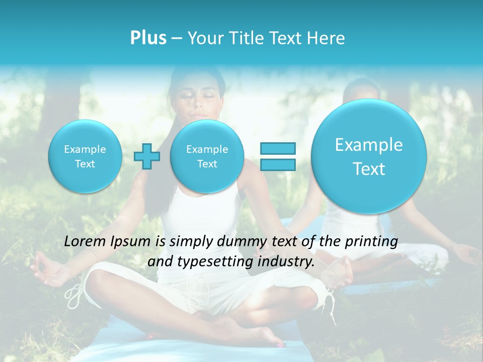 Healthy Fresh Fitness PowerPoint Template