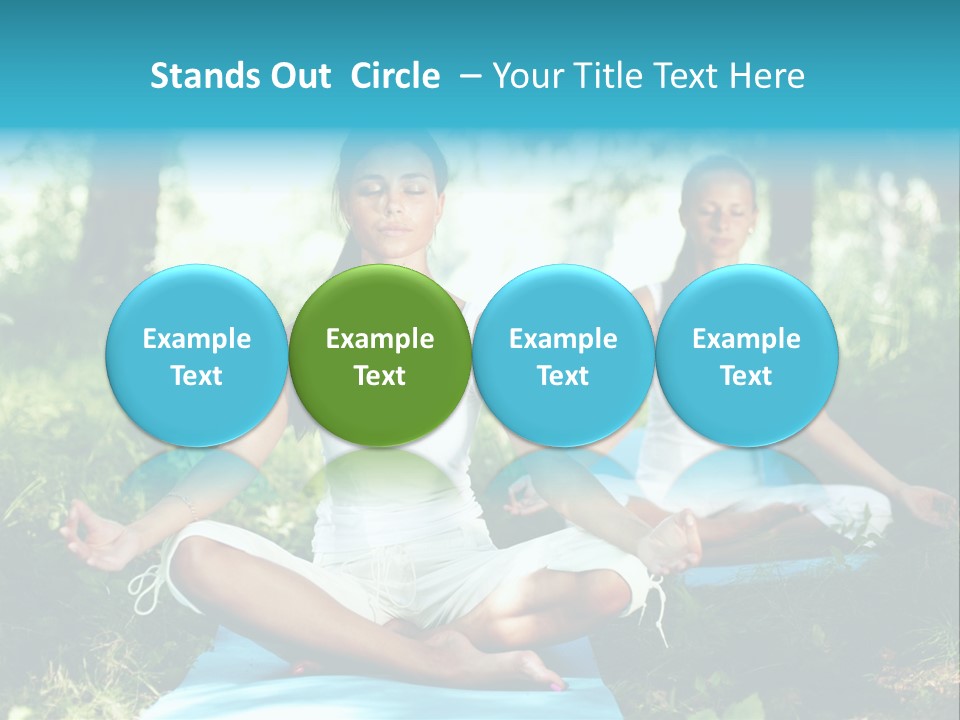 Healthy Fresh Fitness PowerPoint Template