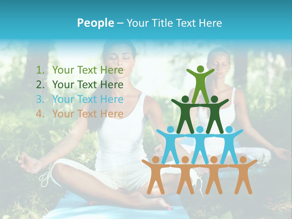 Healthy Fresh Fitness PowerPoint Template