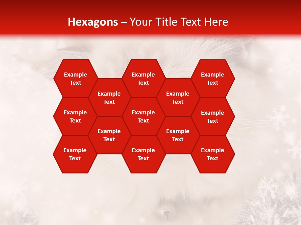 Santa Cat Cute PowerPoint Template