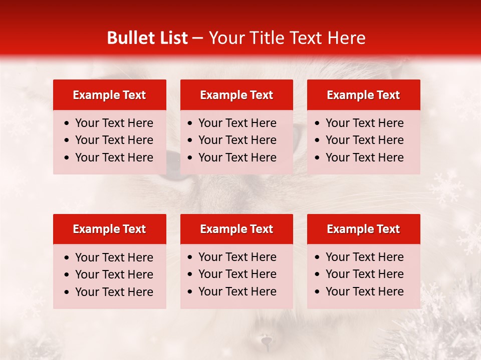 Santa Cat Cute PowerPoint Template