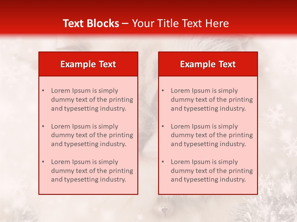 Santa Cat Cute PowerPoint Template