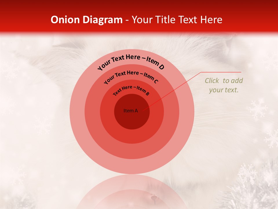 Santa Cat Cute PowerPoint Template