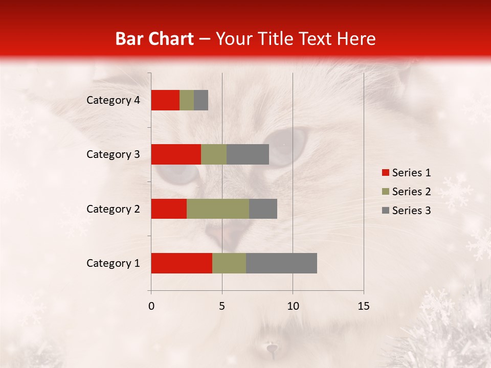 Santa Cat Cute PowerPoint Template