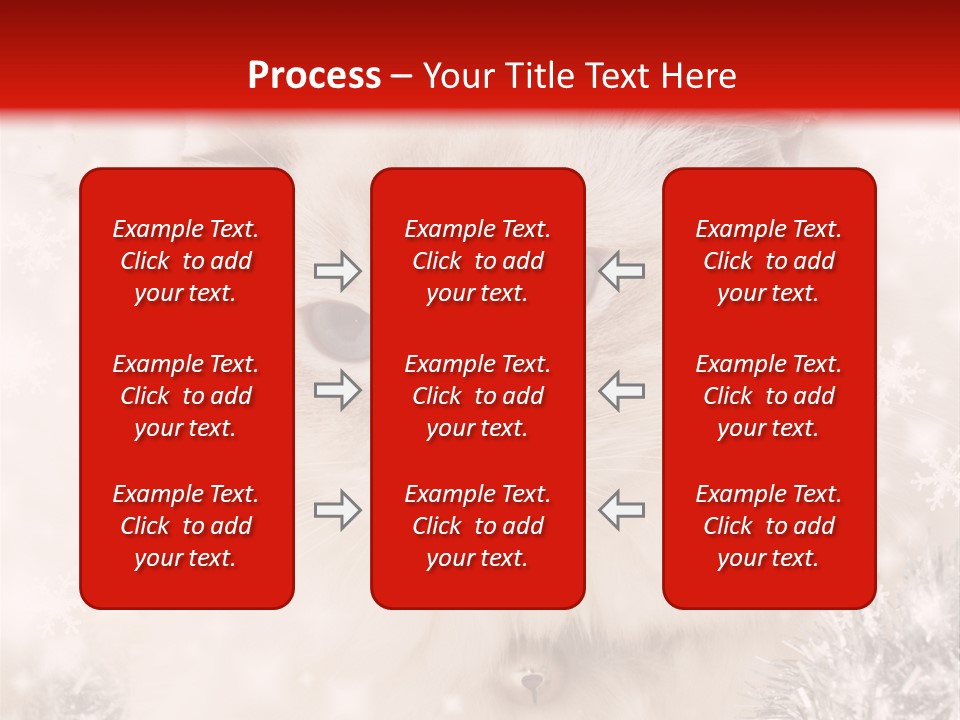 Santa Cat Cute PowerPoint Template
