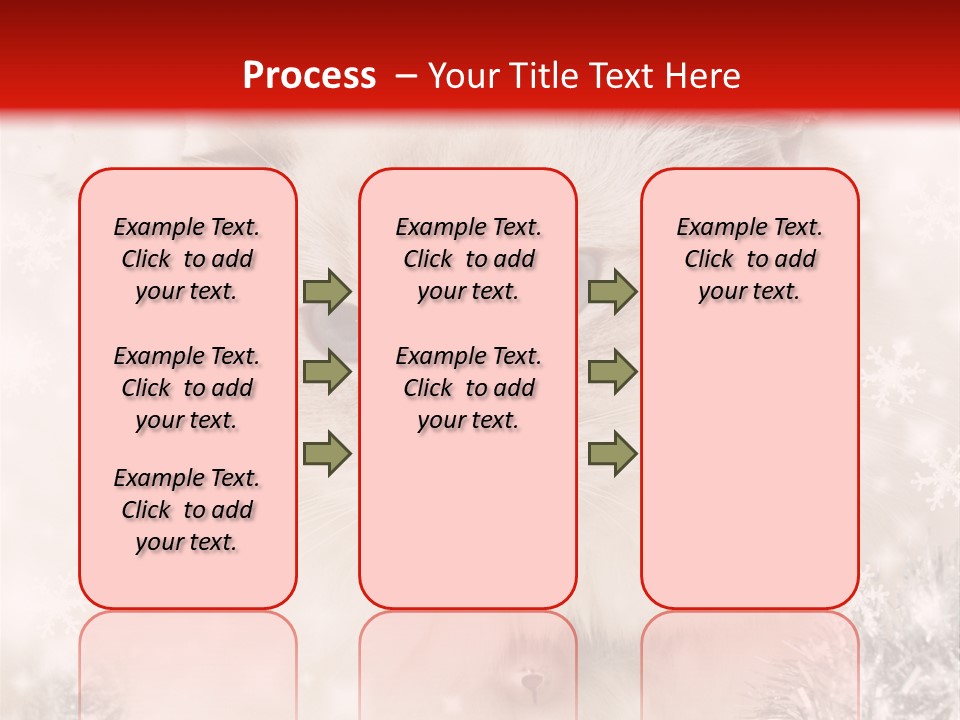 Santa Cat Cute PowerPoint Template