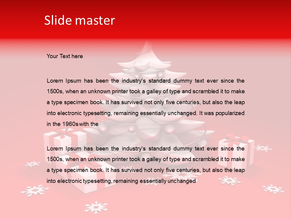 New Xmas Gift PowerPoint Template
