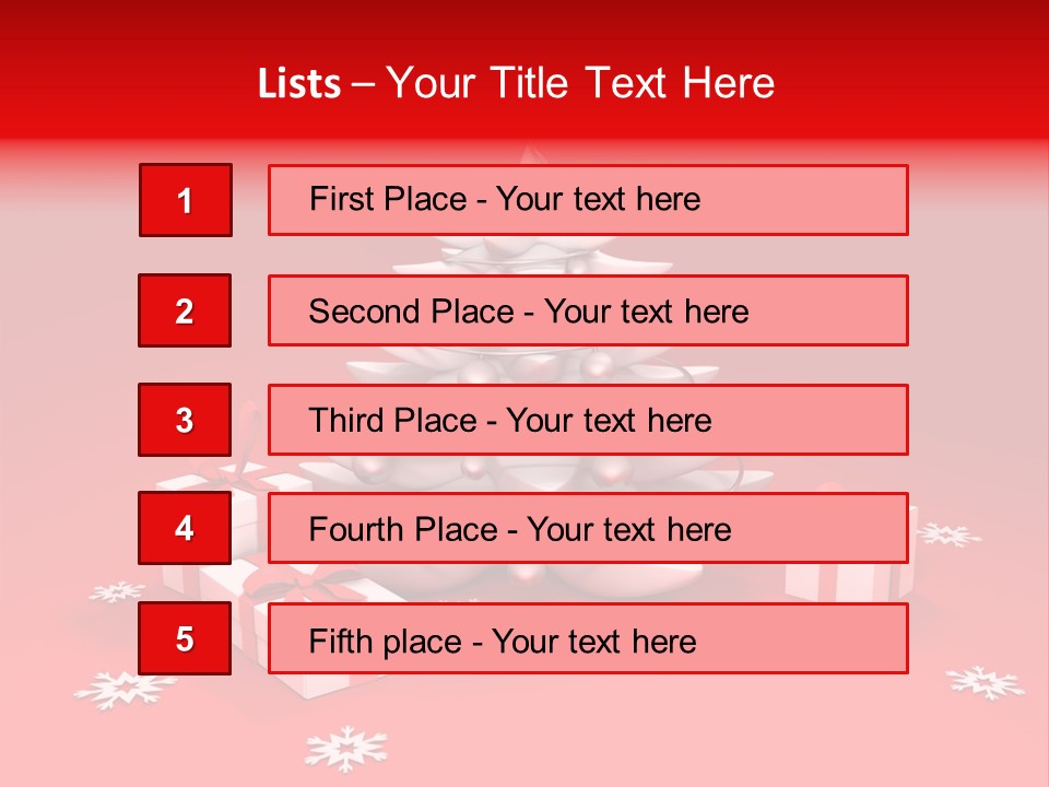 New Xmas Gift PowerPoint Template