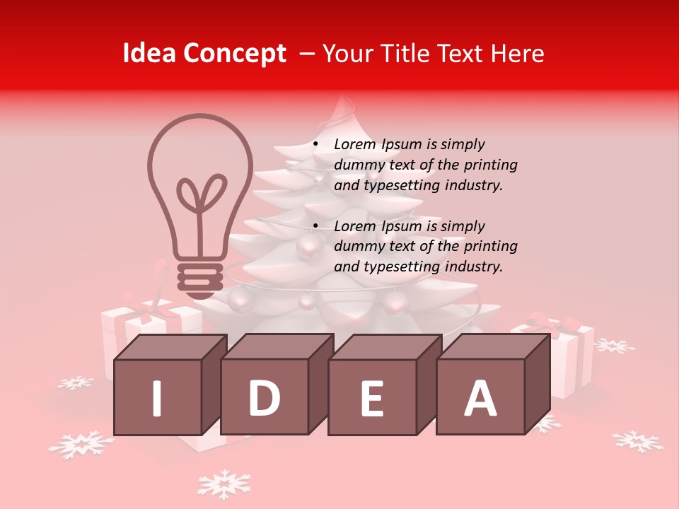 New Xmas Gift PowerPoint Template