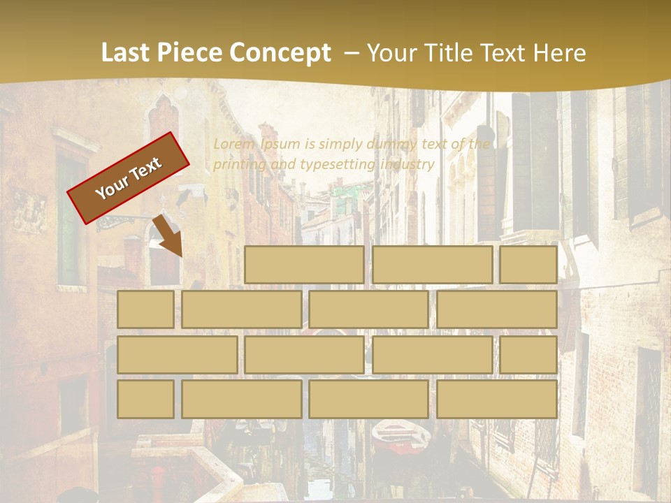 Paint Facade Italy PowerPoint Template