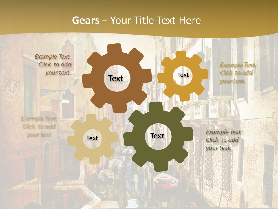 Paint Facade Italy PowerPoint Template