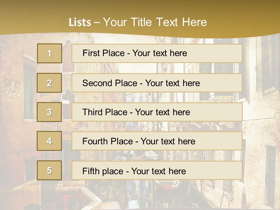 Paint Facade Italy PowerPoint Template