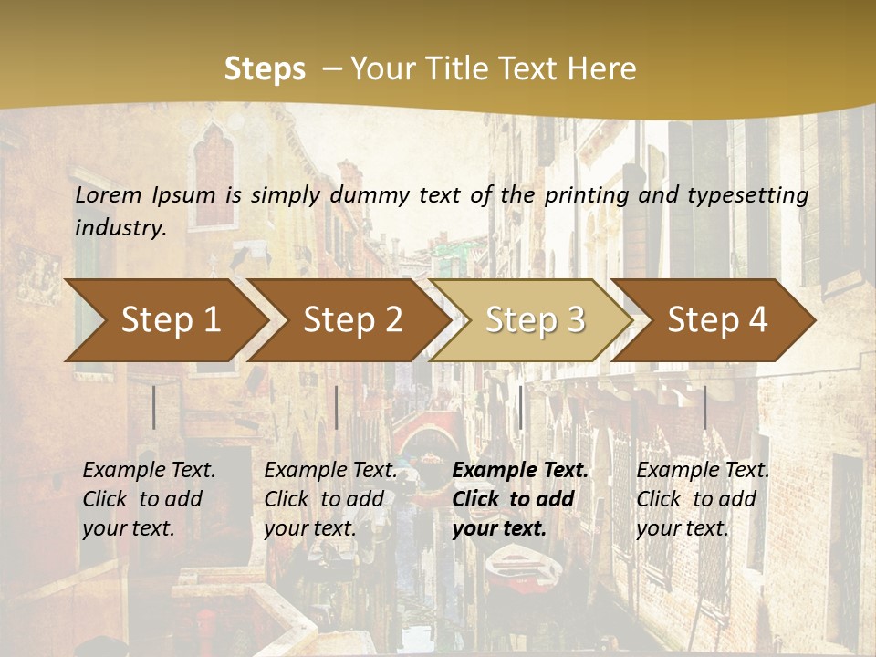 Paint Facade Italy PowerPoint Template