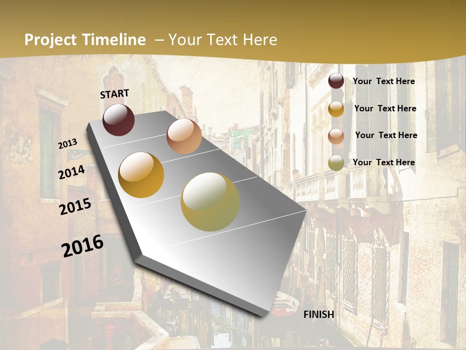 Paint Facade Italy PowerPoint Template