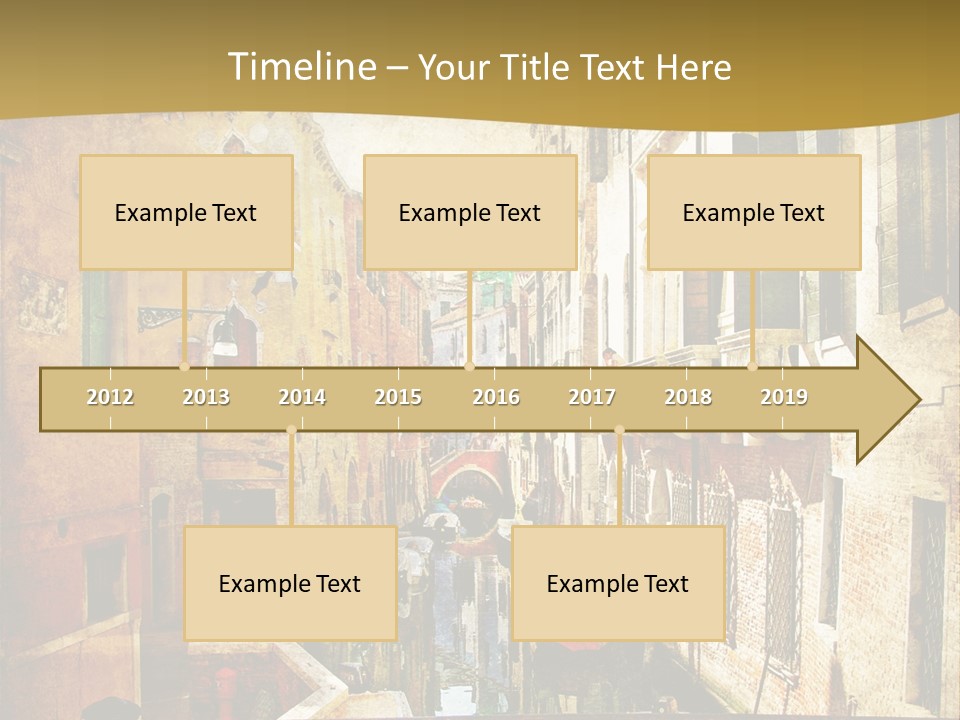 Paint Facade Italy PowerPoint Template