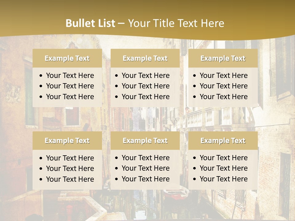 Paint Facade Italy PowerPoint Template