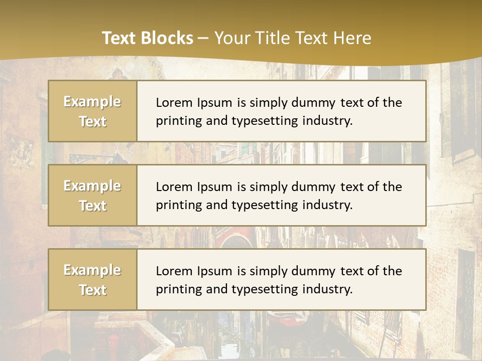 Paint Facade Italy PowerPoint Template