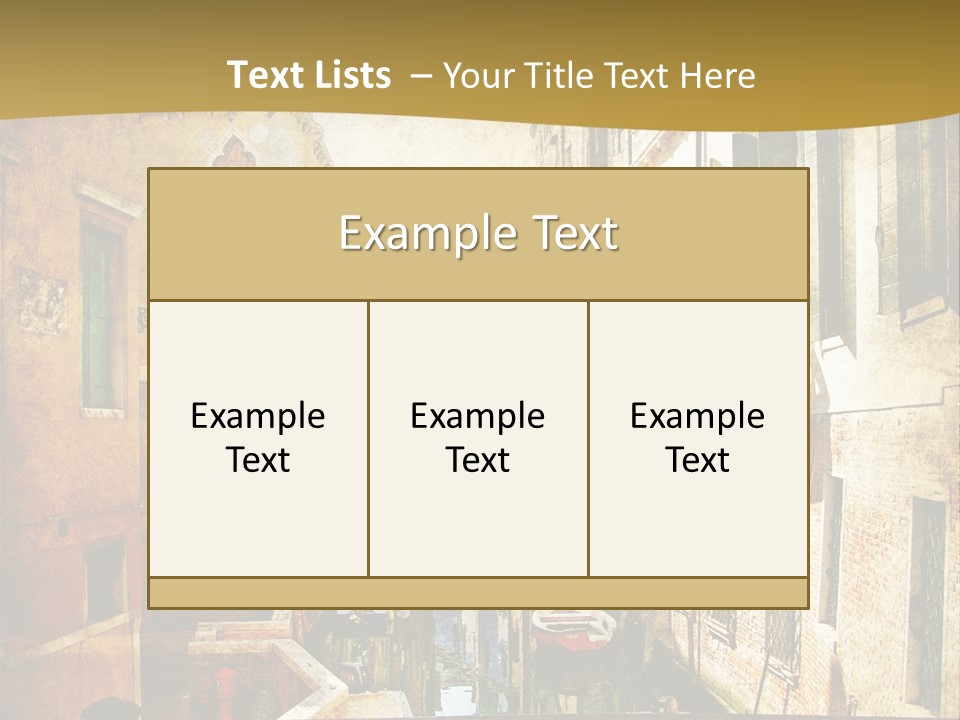 Paint Facade Italy PowerPoint Template