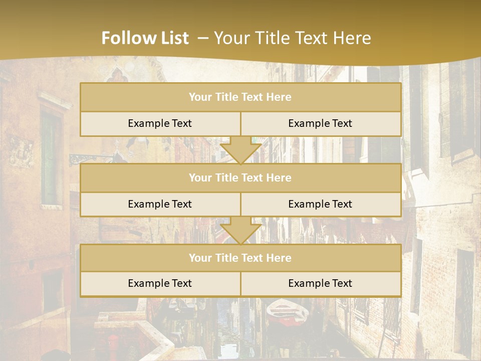 Paint Facade Italy PowerPoint Template