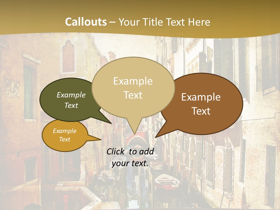 Paint Facade Italy PowerPoint Template