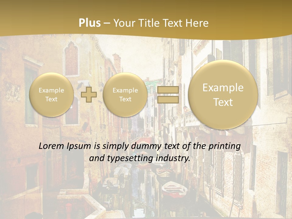 Paint Facade Italy PowerPoint Template