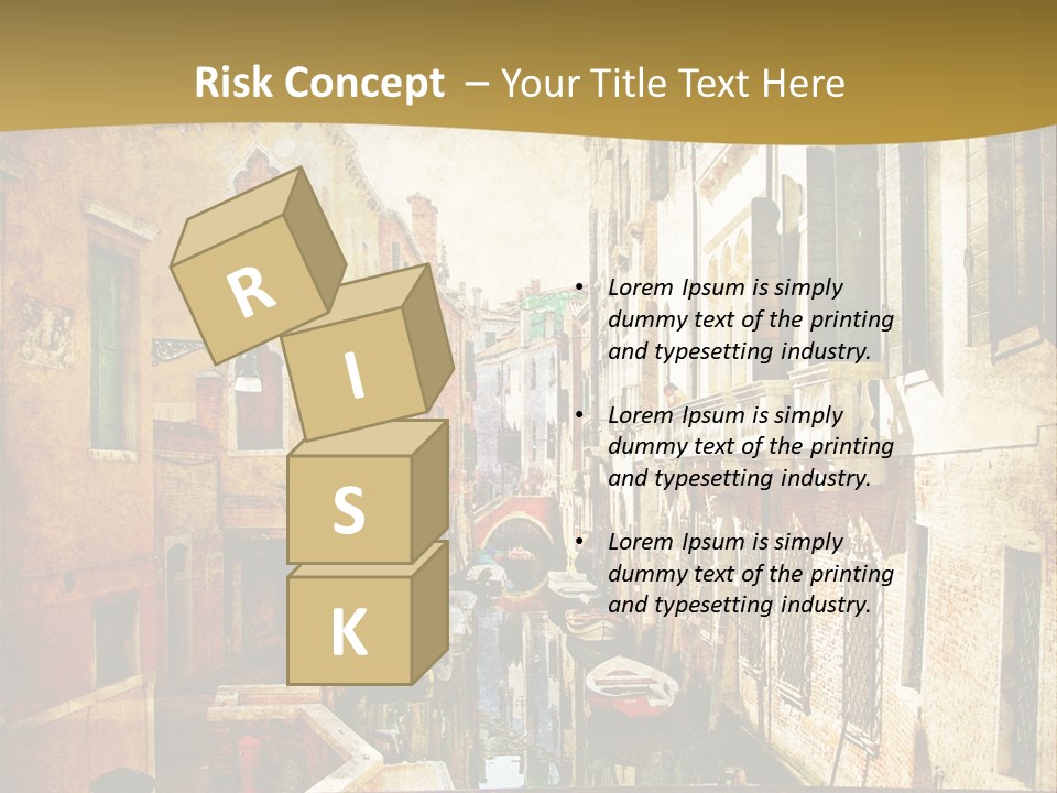 Paint Facade Italy PowerPoint Template