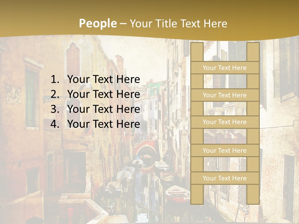 Paint Facade Italy PowerPoint Template