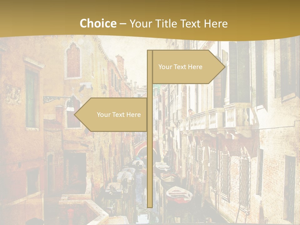 Paint Facade Italy PowerPoint Template