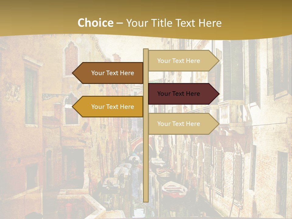 Paint Facade Italy PowerPoint Template