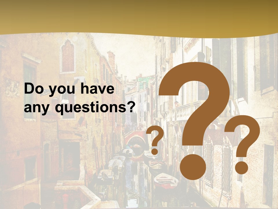 Paint Facade Italy PowerPoint Template