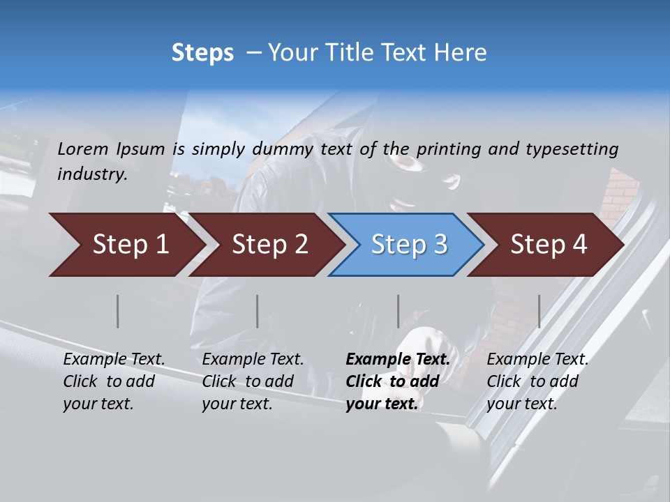Tool  Burglar PowerPoint Template
