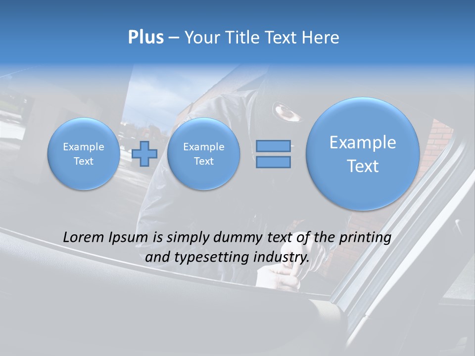 Tool  Burglar PowerPoint Template