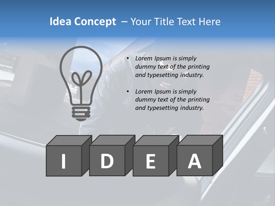 Tool  Burglar PowerPoint Template