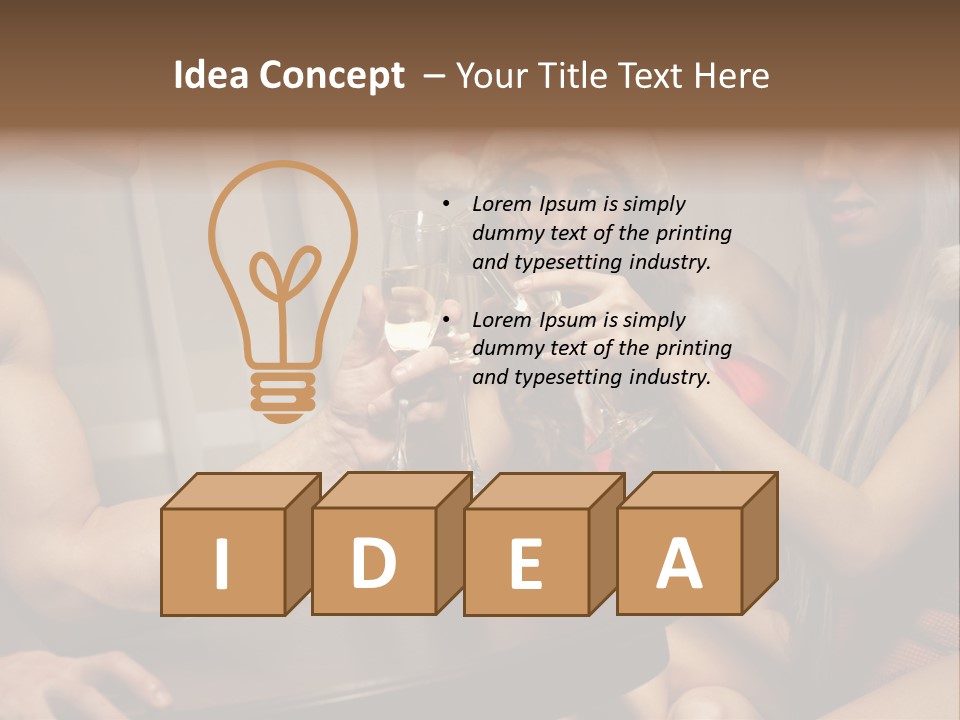 Christmas Celebrate Emotions PowerPoint Template