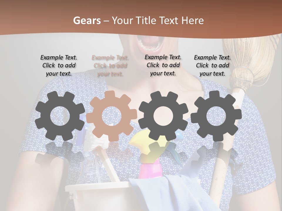 Worker Yell Hired PowerPoint Template