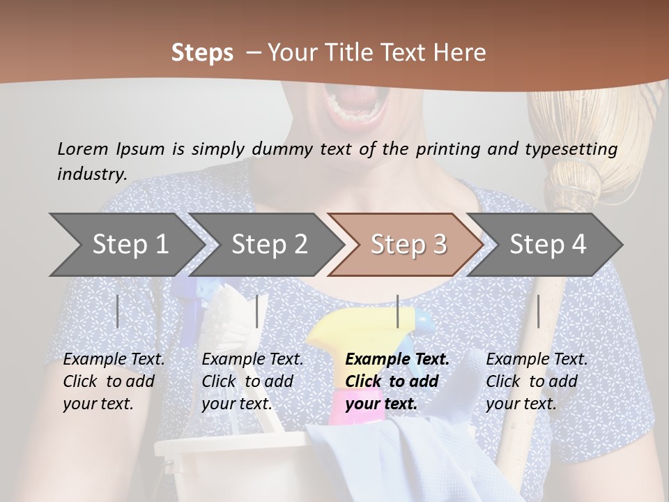 Worker Yell Hired PowerPoint Template