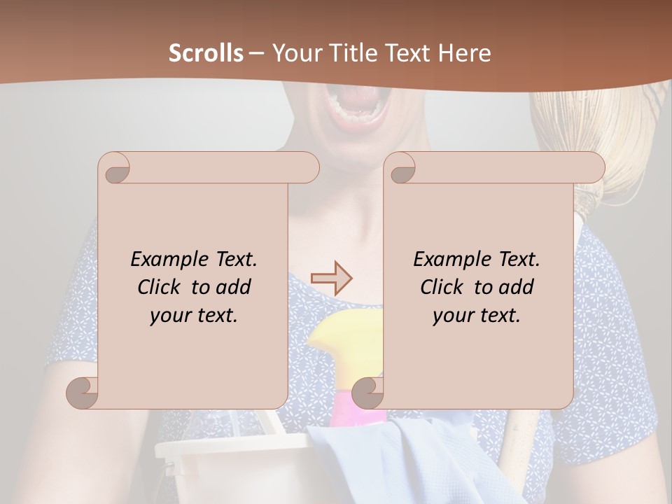 Worker Yell Hired PowerPoint Template