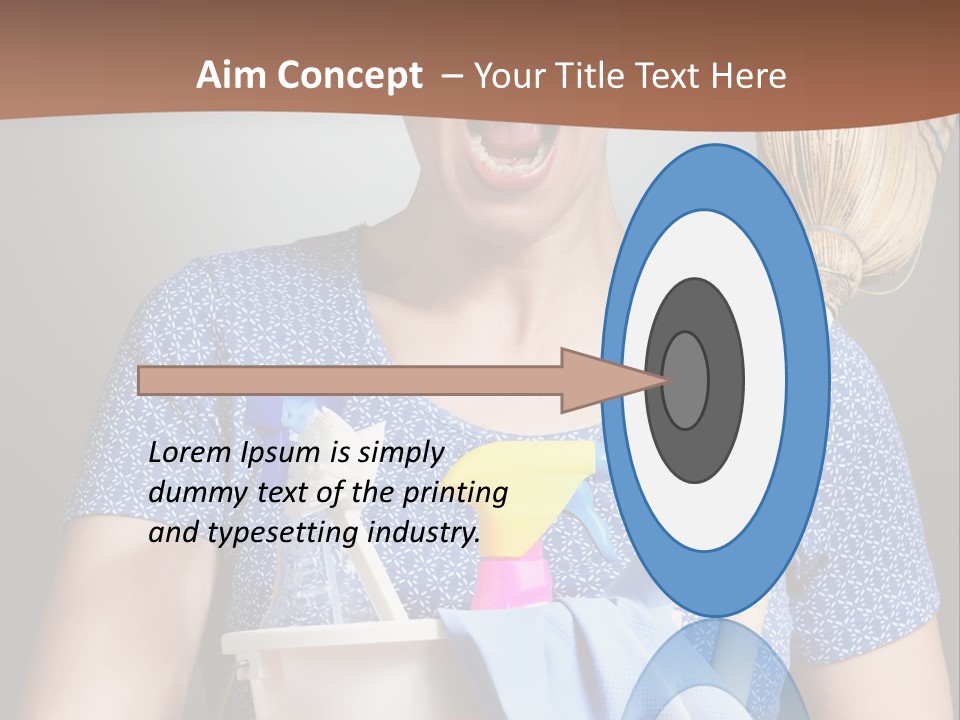 Worker Yell Hired PowerPoint Template