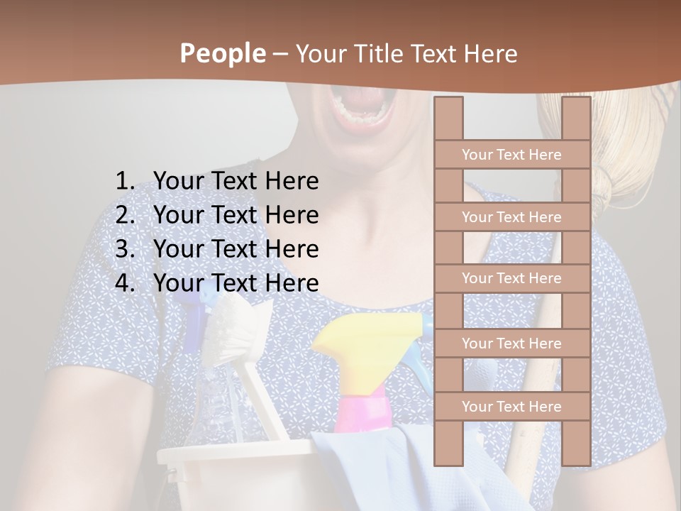 Worker Yell Hired PowerPoint Template