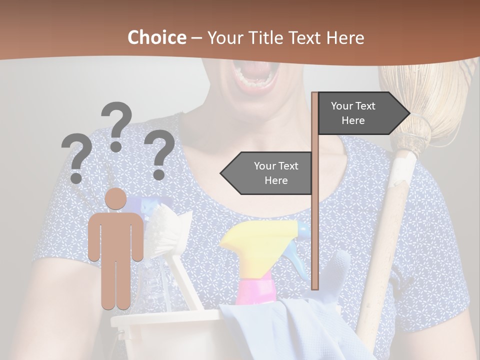 Worker Yell Hired PowerPoint Template