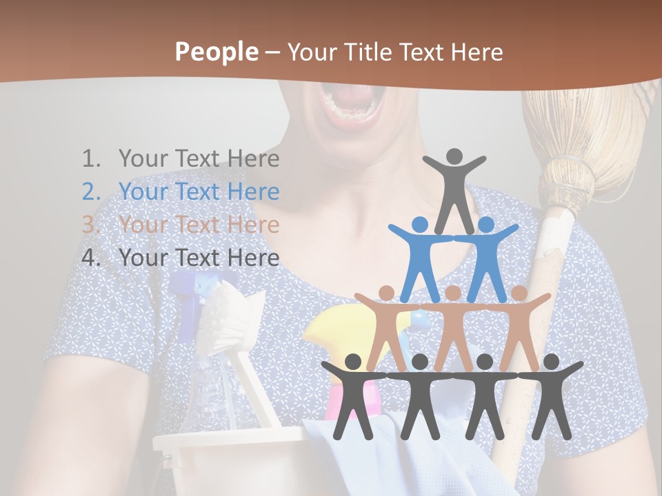 Worker Yell Hired PowerPoint Template