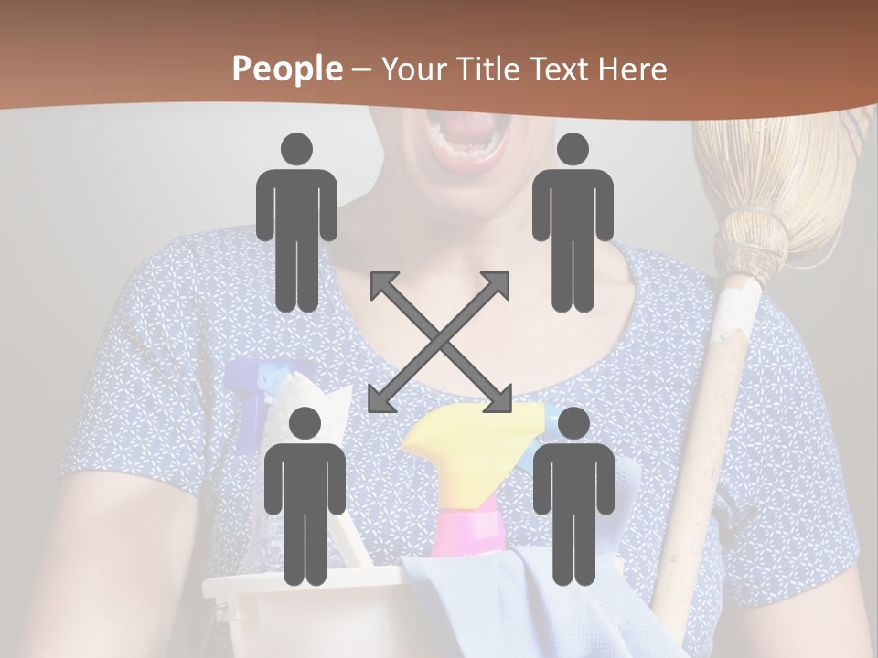 Worker Yell Hired PowerPoint Template