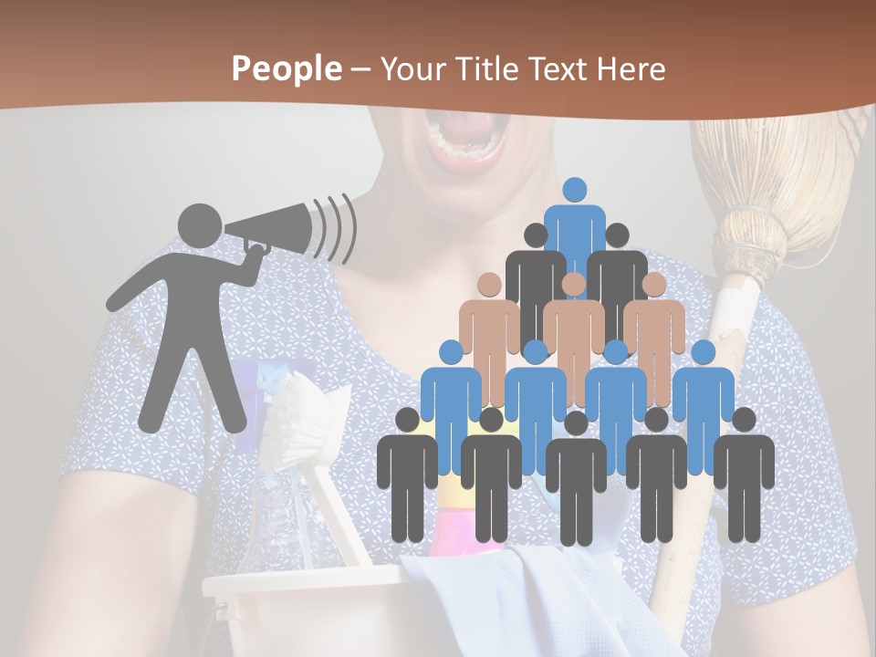 Worker Yell Hired PowerPoint Template