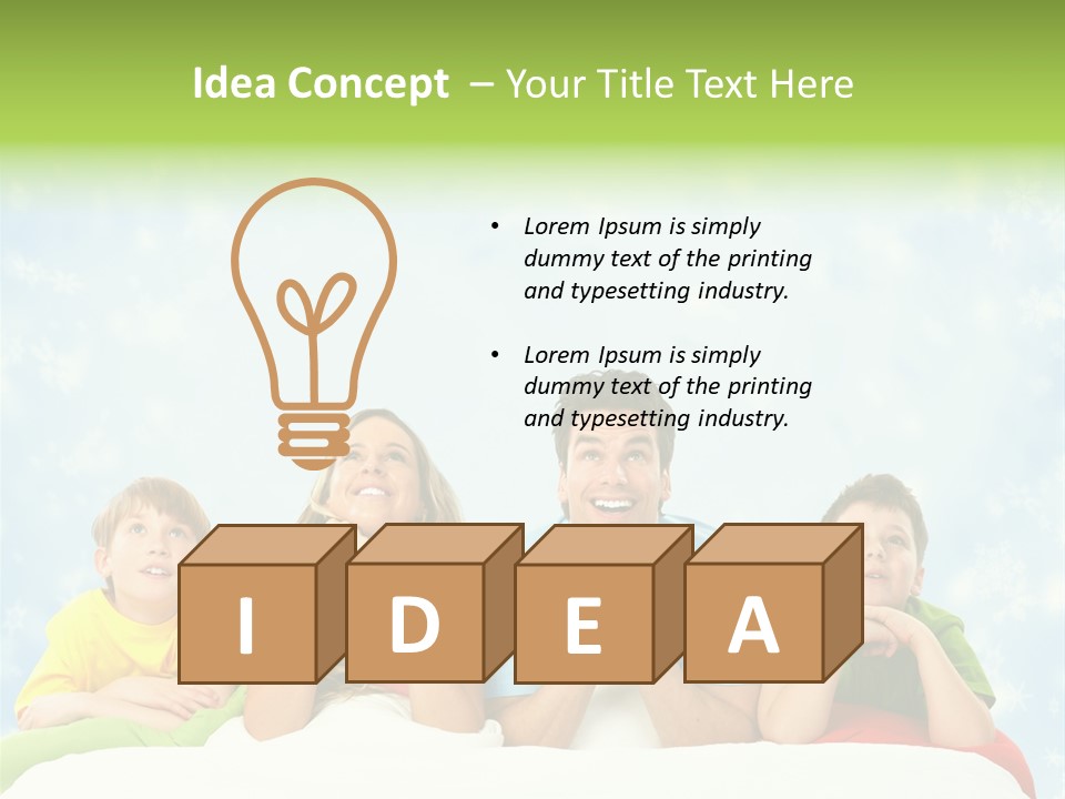 Year Infant Box PowerPoint Template