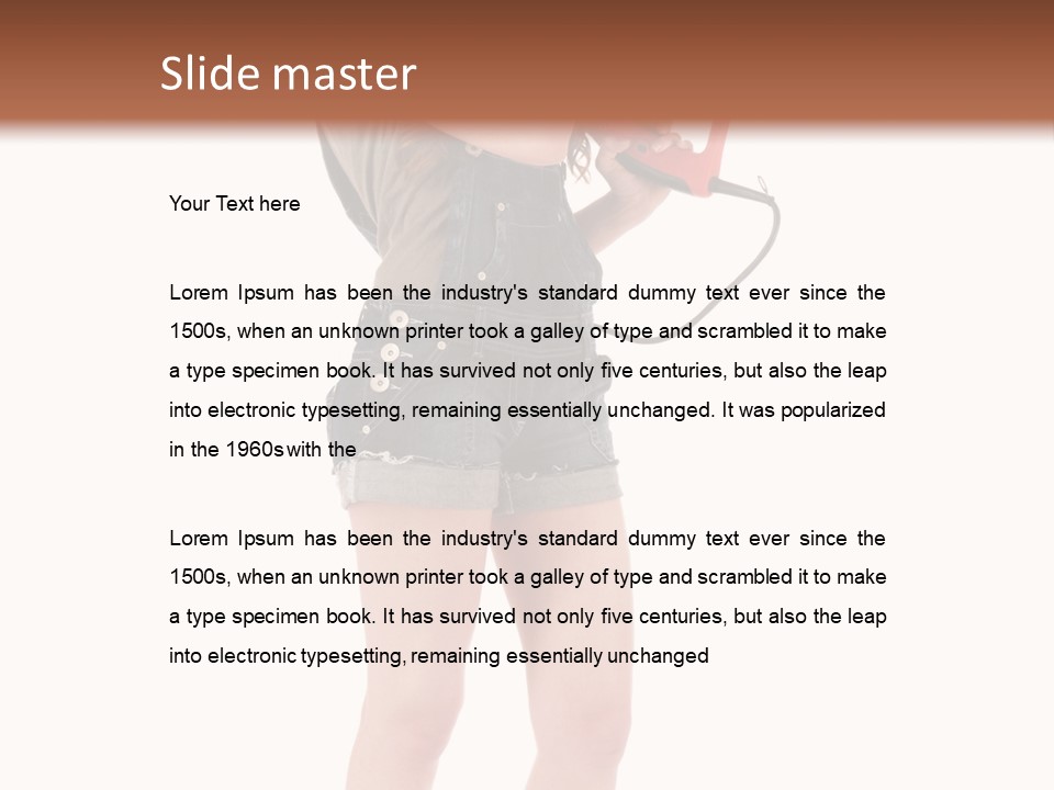 Helmet Model Long PowerPoint Template