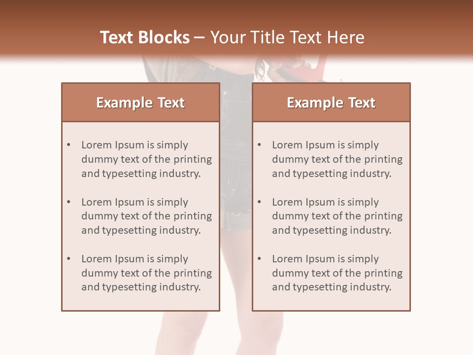 Helmet Model Long PowerPoint Template