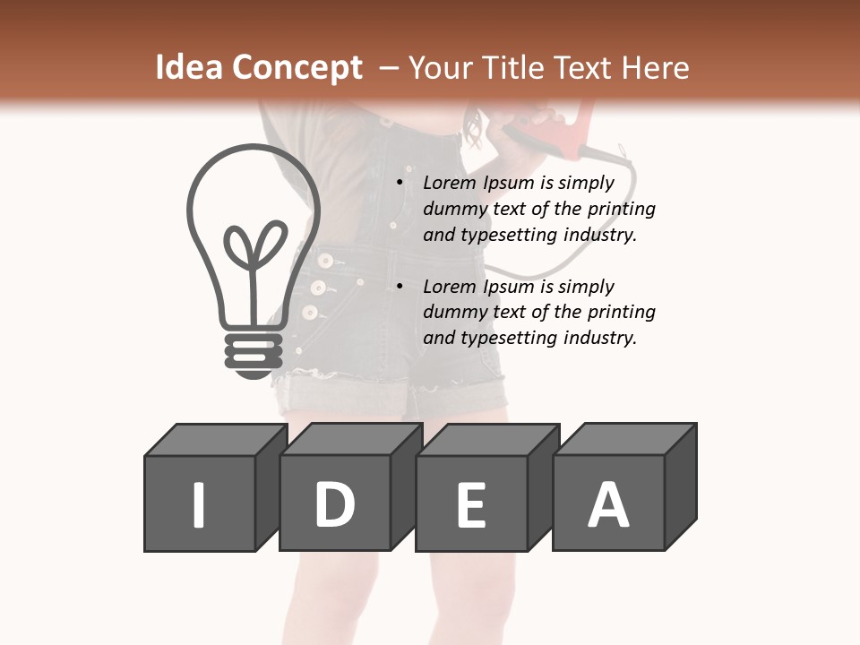 Helmet Model Long PowerPoint Template