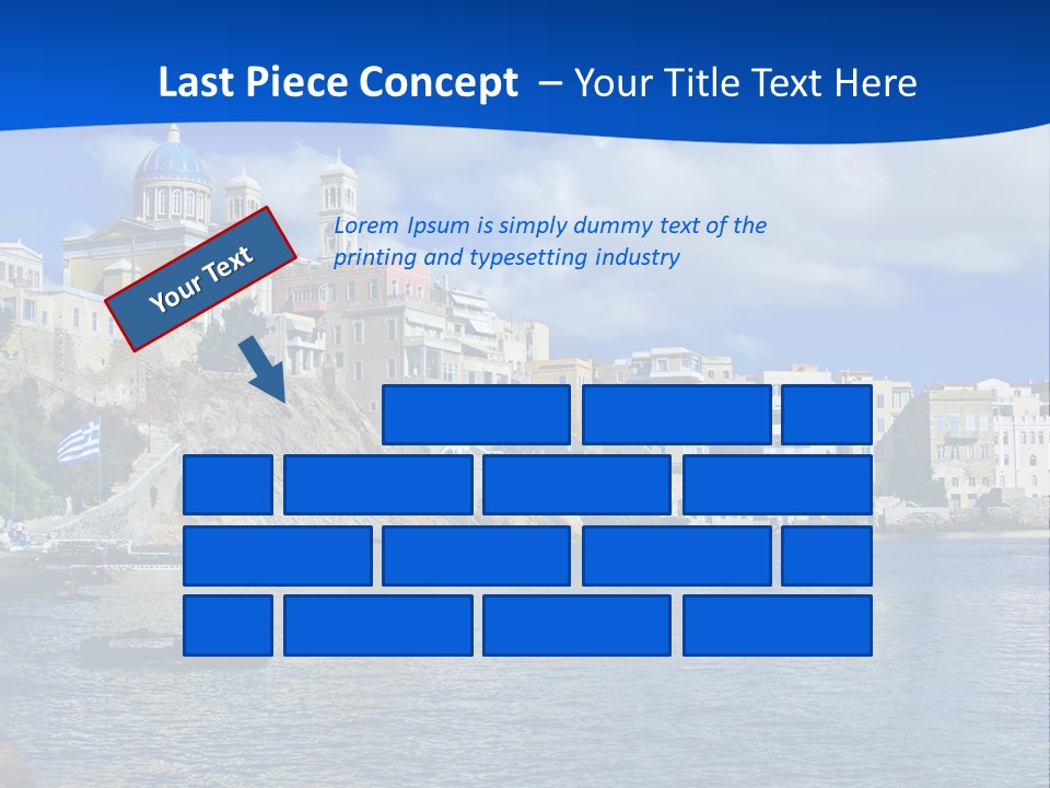 Flag People Vacations PowerPoint Template