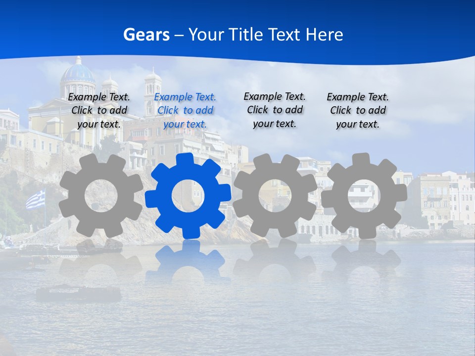 Flag People Vacations PowerPoint Template