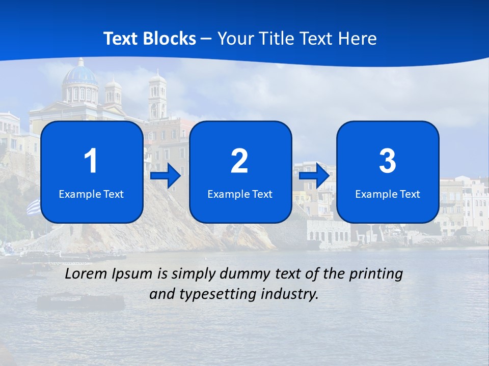 Flag People Vacations PowerPoint Template